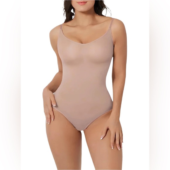 Snatched Shapewear Bodysuit-NUDE. Never worn, opened only to take pics for Posh - Picture 1 of 6